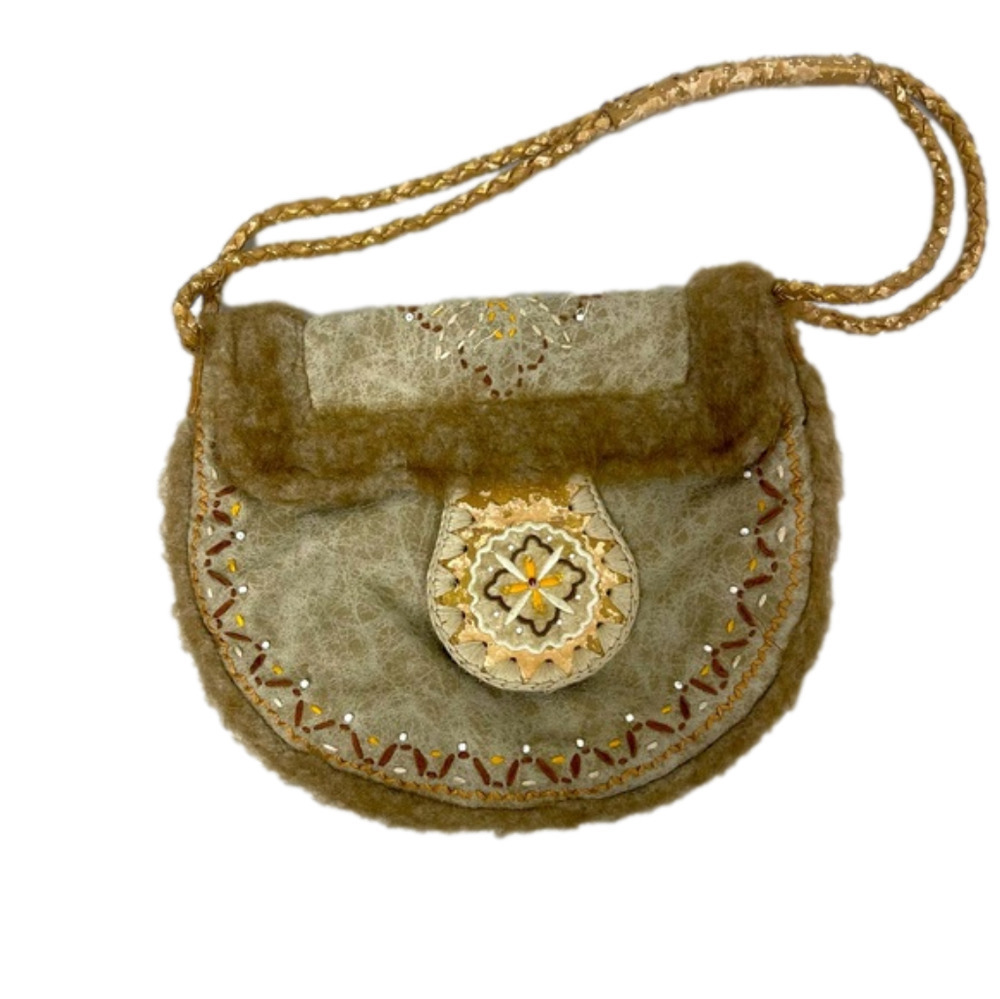 NOVELTY Bag Rawhide Fur Look